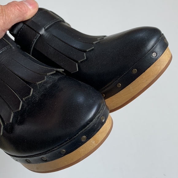 MADEWELL Kiltie Fringe Clog Heel Size 5.5 - Picture 6 of 12